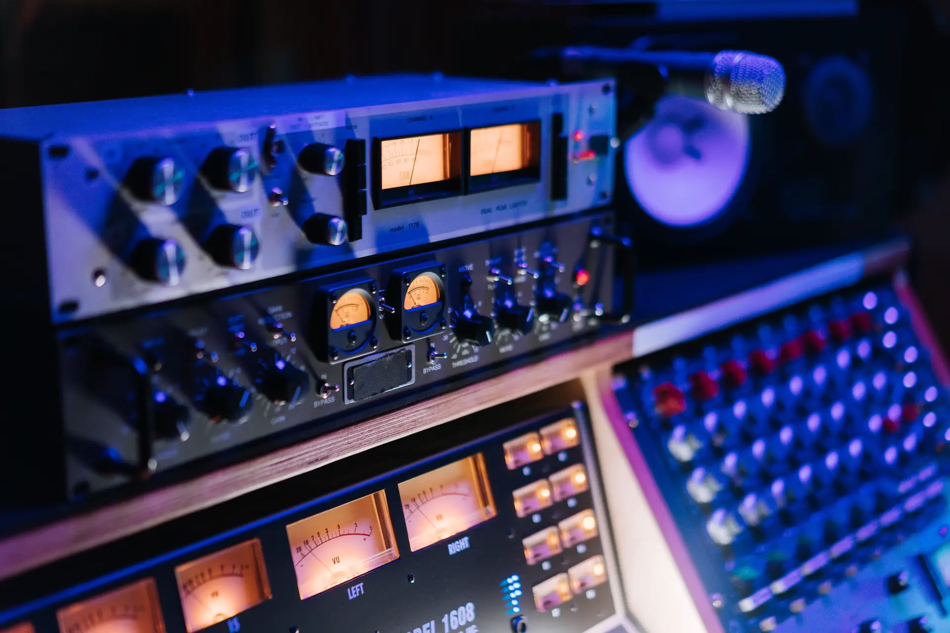 Studio Mixing Console